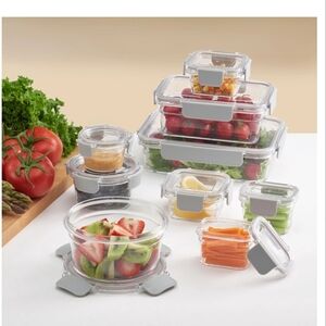 (NWOT) Mainstays Tritan Variety Set of 9 Food Storage Containers